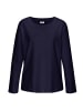 Copenhagen Studios Langarmshirt in dunkelblau