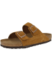 Birkenstock Sandale Arizona SFB Veloursleder Weichbettung normal in braun