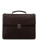 Jost Glasgow Aktentasche RFID Schutz Leder 40 cm Laptopfach brown