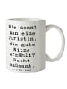 Mr. & Mrs. Panda Geschenktasse Spruch Juristin Humor mit Spruch in Weiß