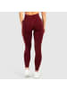 SMILODOX Leggings Trixy Scrunch in Bordeaux