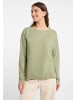 ELBSAND Sweatshirt Riane in Green Leaf