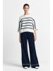 Rich & Royal Strickpullover in ecru marine - 0002