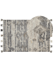 Beliani Kelim ARATASHEN in Grau/Beige - (W) 160 x (L) 230 cm
