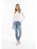 IZIA Damen Strickpullover in Weiss