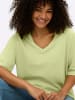 sheego Shirt in pistazie