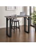 VCM  Bartisch Salia Stehtisch 138 x 50 Salia in Schwarz / Anthrazit
