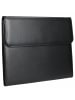 D&N Easy Business - Schreibmappe 28 cm PU (schwarz) in schwarz