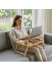 relaxdays Laptop Ständer in Natur - (B)49,5 x (H)31 x (T)30 cm