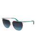 Guess Damen Sonnenbrillen Katzenauge Gold