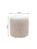 FineBuy Hocker und Sitzsäcke in Beige / Stoff / 40x40x45