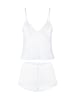 Linga Dore Top & Short in Elfenbein
