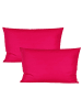 JACK 2er Set Outdoor Kissenhülle 30x50cm Uni in Himbeere