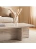 CALICOSY Couchtisch HARBOR in Travertin - (W)120  x (H)30  x (L)45 cm