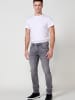 KOROSHI Schlanke strick-jeans aus denim in grau