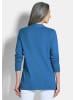 GOLDNER Kurzgröße:  Cardigan Elegante Strickjacke mit Kaschmir in blau