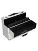 Dermata 2 Rollen Pilotentrolley 37 cm Laptopfach in silber