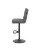 DUBI Möbel 2er-Set: Barhocker Enno in Grau - (B)45 x (H)103 x  (T)57 cm