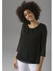 Aniston SELECTED Schlupfbluse in schwarz