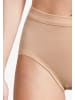 Conta Taillen Slip Feinripp in Weiß / beige