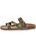 Palado Pantoletten Ikaria in Khaki Lack