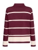 Betty Barclay Feinstrickpullover mit Stehkragen in Patch Dark Red/Beige