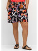 sheego Shorts in schwarz bedruckt