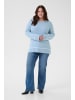 KAFFE curve Strickpullover KCjina Regular fit in Powder Blue Melange
