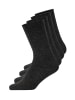 SNOCKS Business Socken aus Bio-Baumwolle Dunkelgrau 4 Paar