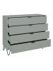 58 aufm Kessel KOMMODE Erna 119x45x102 Pinie Green matt Lack