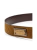 Dolce & Gabbana Braun Leder Regular Gürtel