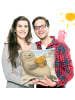Mr. & Mrs. Panda Kuschel Kissen Robbe Pommes Design ohne Spruch in Weiß