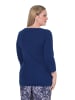 MIAMODA Langarmshirt in dunkelblau