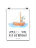 Mr. & Mrs. Panda Plakat Sommerliebe mit Spruch in Weiß