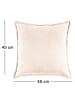 JACK Dekokissen 45x45cm Baumwolle inkl. Füllung Einfarbig in Ecru