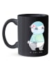Mr. & Mrs. Panda Teetasse Operationsassistentin Herz ohne Spruch in Schwarz