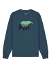 wat? Apparel Sweatshirt Waldbär in Petrol