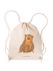Mr. & Mrs. Panda Baumwolltasche Affe ohne Spruch in Creme