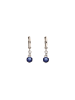 faina Women Earrings in Silver Blue