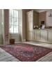 KADIMA DESIGN Waschbarer Teppich Medallion Muster, Orientalisch, Wohnzimmer in Rot