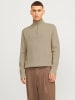 Jack & Jones Gemütlicher Pullover für kühlere Tage, mit Rundhalsausschnitt. in Beige