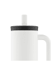 24Bottles Straw Trinkbecher 800 ml in white