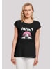 F4NT4STIC T-Shirt NASA Space Shuttle Sunset in schwarz