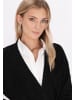DreiMaster Damen Cardigan in Schwarz