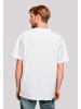 F4NT4STIC Heavy Oversize T-Shirt California Palmen Retro in weiß