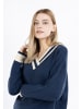 DreiMaster Maritim Strick Pullover in Marine Mehrfarbig