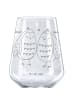 Mr. & Mrs. Panda Bordeauxglas Eulen Liebe ohne Spruch in Transparent