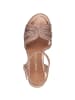 Marco Tozzi Plateau-Sandaletten in ROSE MET. COMB