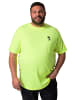 Men Plus Kurzarm T-Shirt in neon gelb