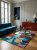 KADIMA DESIGN DAHLIA Teppich Wolle geometrisch modern zeitlos weich 140x200 Multi in Multi